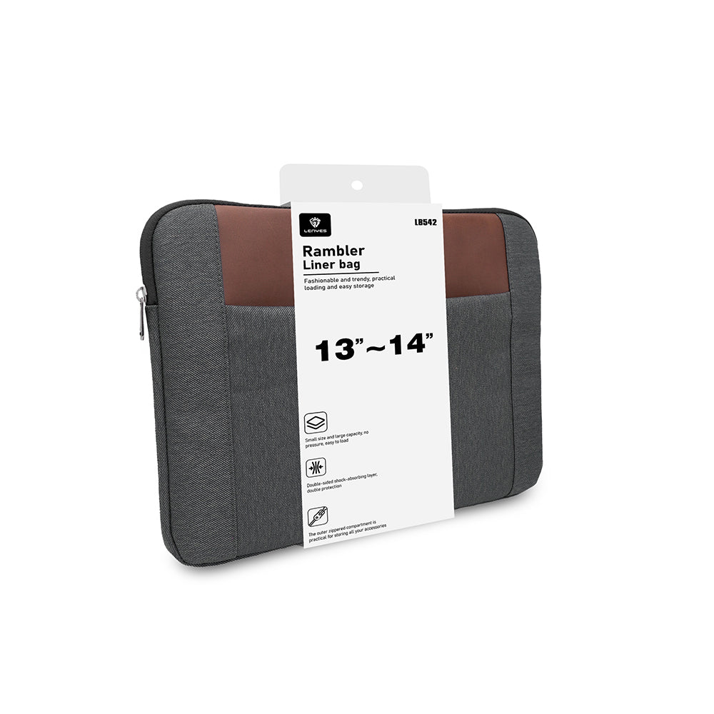 Lenyes LB542 Rambler Serisi Su Geçirmez Polyester Kumaş 13-14 inç Laptop Çantası Lenyes LB542 Rambler Serisi Su Geçirmez Polyester Kumaş 13-14 inç Laptop Çantası